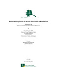 Research Perspectives on the Use and Control of Police Force by Troy C. Payne