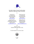Descriptive Analysis of Sexual Assault Incidents Reported to Alaska State Troopers: 2003-2004
