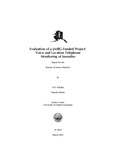 Evaluation of a JAIBG-Funded Project: Voice and Location Telephone Monitoring of Juveniles by N. E. Schafer and Pamela Martin