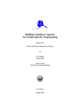 Building Evaluation Capacity for Gender-Specific Programming by N. E. Schafer and André B. Rosay