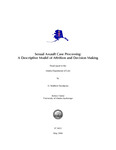 Sexual Assault Case Processing: A Descriptive Model of Attrition and Decision Making by G. Matthew Snodgrass