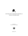 1993 Juvenile Justice and Delinquency Prevention Act Compliance Monitoring Report by Curtis W. N/A, Cassie Atwell, and N. E. Schafer