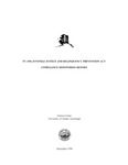 FY 1996 Juvenile Justice and Delinquency Prevention Act Compliance Monitoring Report by Curtis W. N/A, Cassie Atwell, and N. E. Schafer