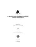 FY 2000 Juvenile Justice and Delinquency Prevention Act Compliance Monitoring Report by Atwell N/A, N. E. Schafer, Brian Lepine, and Richard W. Curtis