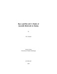 Race and Record: A Study of Juvenile Referrals in Alaska by N. E. Schafer