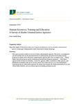 Human Resources, Training and Education: A Survey of Alaska Criminal Justice Agencies by Peter Smith Ring