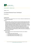 Law Related Education Project: Final Report by Richard Balnave