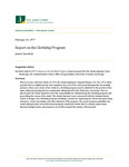 Report on the Clerkship Program by John E. Havelock