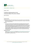 Legislative Implementation for the Corrections Master Plan, State of Alaska by John E. Havelock