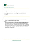 Social Services and Corrections: Some Impressions of the North Slope Borough of Alaska by Roger V. Endell