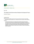 The Alaska Pretrial Intervention Evaluation Development Project by Knowlton W. Johnson