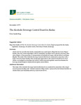 The Alcoholic Beverage Control Board in Alaska by Peter Smith Ring