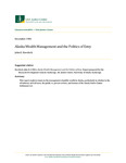 Alaska Wealth Management and the Politics of Envy by John E. Havelock