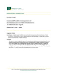 Issues and Possible Consequences of Recriminalization of Public Drunkenness: An Informational Report by Conn N/A and Roger V. Endell