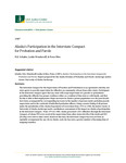 Alaska's Participation in the Interstate Compact for Probation and Parole by Schafer E. N/A, Leslie Wenderoff, and Peter Mirc