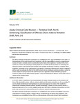 Alaska Criminal Code Revision — Tentative Draft, Part 6: Sentencing: Classification of Offenses Chart; Index to Tentative Draft, Parts 1-6 by Alaska Criminal Code Revision Subcommission