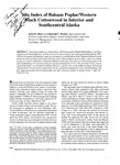 Site Index of Balsam Poplar/Western Black Cottonwood in Interior and Southcentral Alaska by John D. Shaw and Edmond C. Packee