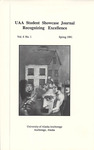 UAA Student Showcase Journal: Recognizing Excellence (Spring, 1991) by N/A N/A