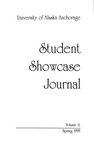 UAA Student Showcase Journal: Recognizing Excellence (Spring 1995) by N/A N/A
