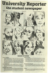 University Reporter Vol. 2 Issue 5 by Bill Parker, Robert S. Hage, Thelma Bucholdt, Ensley Patterson, Marty Hann, Peter Mazzie, Chancy Croft, Louis Owens, and Bob Rachal