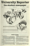 University Reporter Vol. 3 Issue 4 by Tom Bayley, Hari Kaur, Peter Mazzie, Jim Kelly, Joan Tucker, Marty Hann, Jerry Shadwick, Tom Crockett, Mel Carter, Jamie Cox, Laura Hamilton, and Bob Rachal