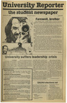 University Reporter, Vol. 4, Issue 1. by N/A N/A