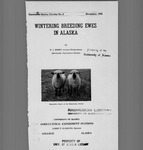WINTERING BREEDING EWES IN ALASKA by W.J. Ebert