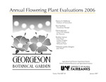 Annual Flower Plant Evaluations 2006 by Patricia S. Holloway, Etta Gardiner, Grant E.M. Matheke, Jan Hanscom, Katie Bosch, Lindsay Douglass, Valarie Lemens, McKenzie Payne, and Judy Weber