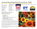 Annual Flowering Plant Evaluations 2009 by Patricia S. Holloway, Grant E.M. Matheke, Etta Gardiner, Katherine DiCristina, and Judy Weber