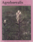 Agroborealis, Vol. 24, No. 1 (January 1992) by School of Agriculture and Land Resources Management