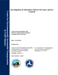 Investigation of Alternative Deicers for Snow and Ice Control by Laura Fay and Michelle Akin