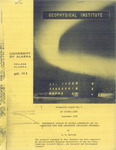 Photometric Studies of Auroral Luminosity and its Connection with Some Atmosphere Ionization Phenomena by W. B. Murcray