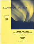 Noctilucent clouds : a survey with special reference to recent observations by Benson Fogle, Sydney Chapman, and Carol Echols