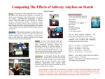 ￼Comparing The Effects of Salivary Amylase on Starch by Emily Koenig